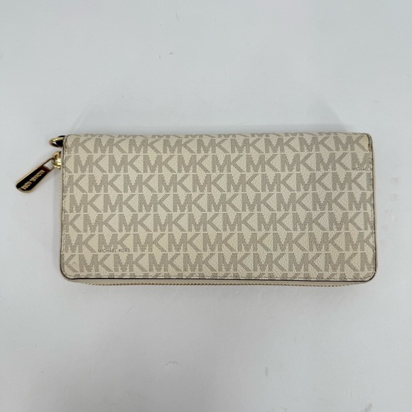 Michael Kors Jet Set Logo Continental Wristlet Wallet *missing wristlet handle - Picture 11 of 11